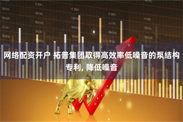 网络配资开户 拓普集团取得高效率低噪音的泵结构专利, 降低噪音