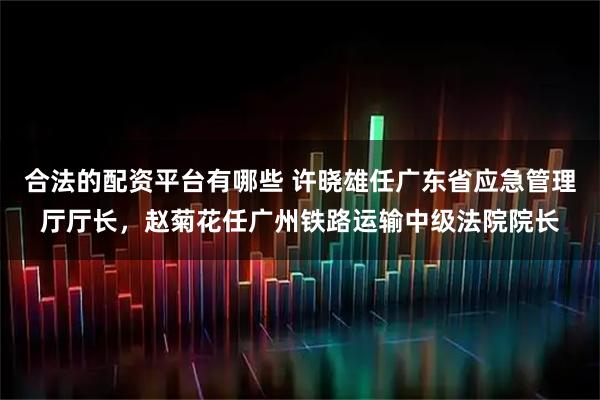 合法的配资平台有哪些 许晓雄任广东省应急管理厅厅长，赵菊花任广州铁路运输中级法院院长